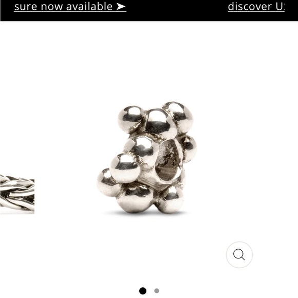 Trollbeads Cell Sterling Charm - Picture 4 of 5